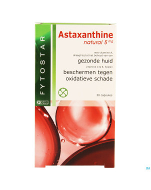 Fytostar astaxantine natural 5mg + ace    caps  30