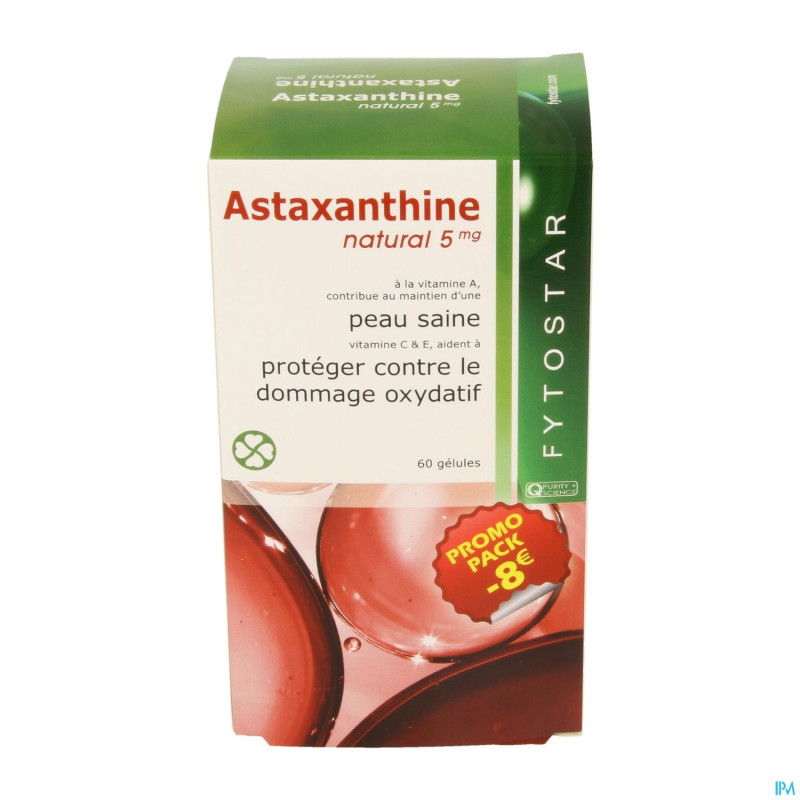 Fytostar astaxantine natural 5mg+ace maxi caps  60