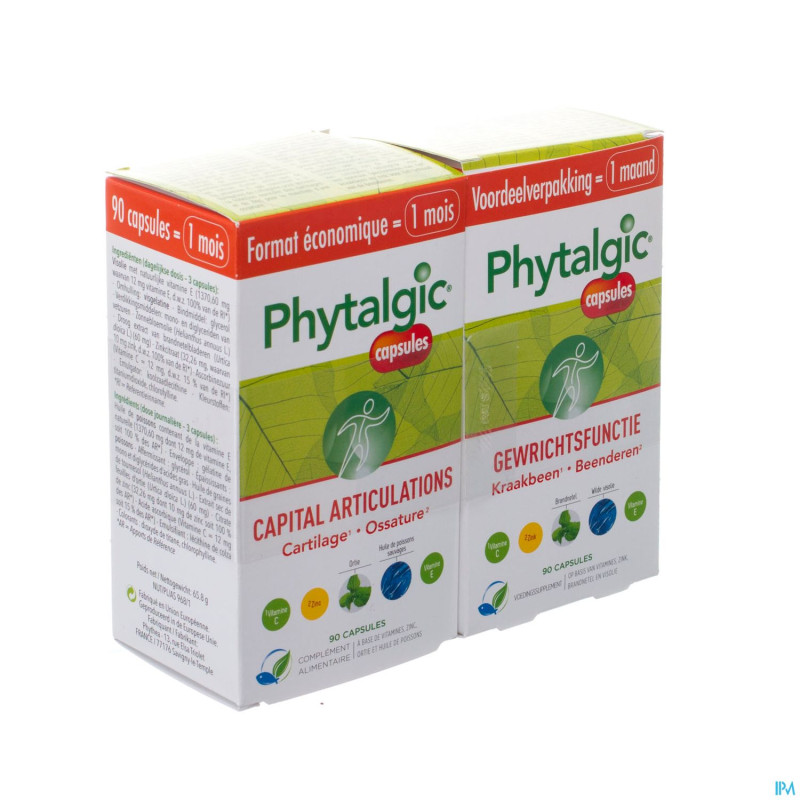 Phytalgic caps 2x90 2ieme 1/2 prix