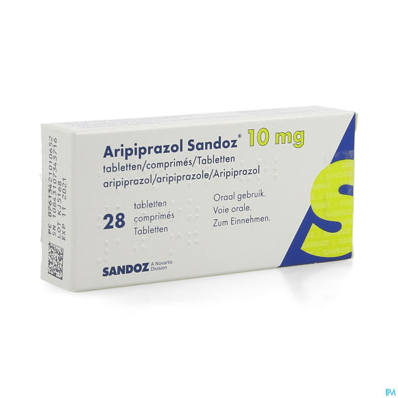 Aripiprazol sandoz 10 mg comp  28 x 10 mg