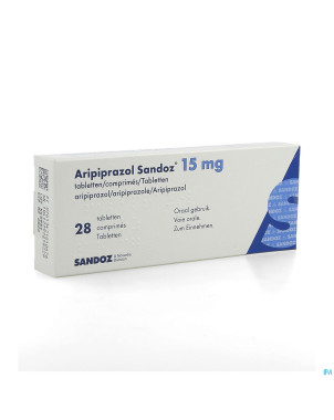 Aripiprazol sandoz 15 mg comp  28 x 15 mg