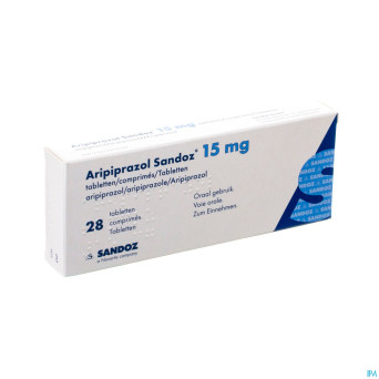 Aripiprazol sandoz 15 mg comp  28 x 15 mg