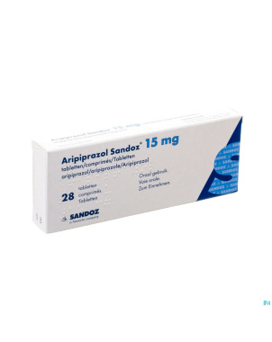 Aripiprazol sandoz 15 mg comp  28 x 15 mg