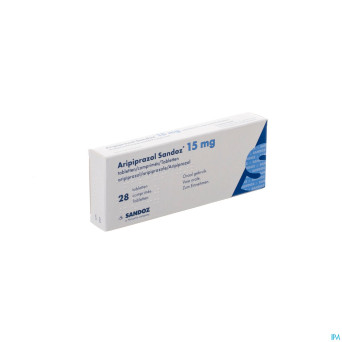 Aripiprazol sandoz 15 mg comp  28 x 15 mg