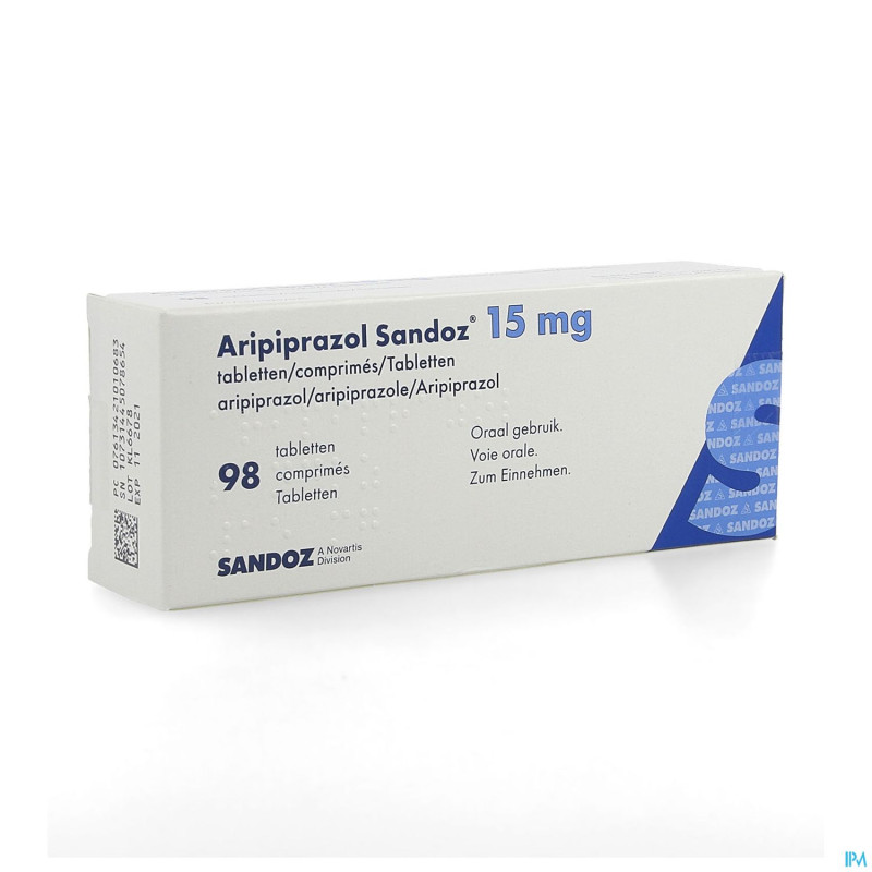 Aripiprazol sandoz 15 mg comp  98 x 15 mg