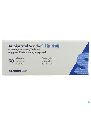 Aripiprazol sandoz 15 mg comp  98 x 15 mg