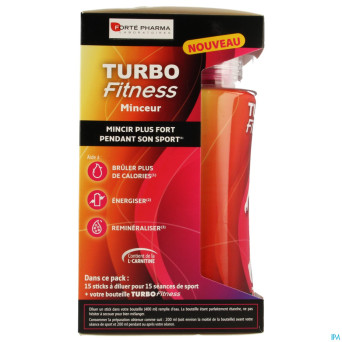 Turbofitness minceur bouteille + stick 15