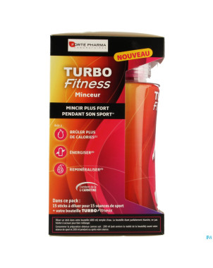 Turbofitness minceur bouteille + stick 15
