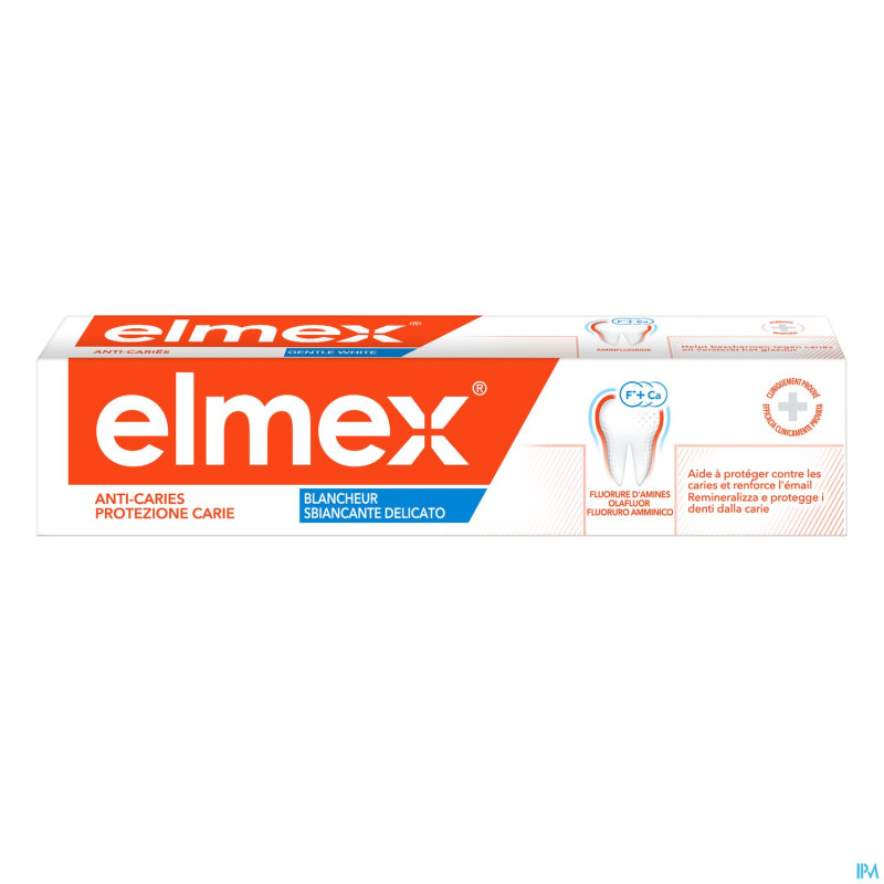Elmex anti caries blancheur dentifrice    75ml