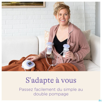 Lansinoh 2en1 tire-lait electrique double