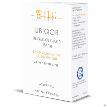 Ubiqor ubiquinol 100mg  softgel  60
