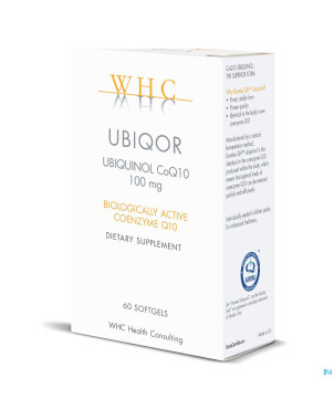 Ubiqor ubiquinol 100mg  softgel  60