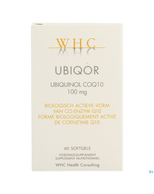 Ubiqor ubiquinol 100mg  softgel  60