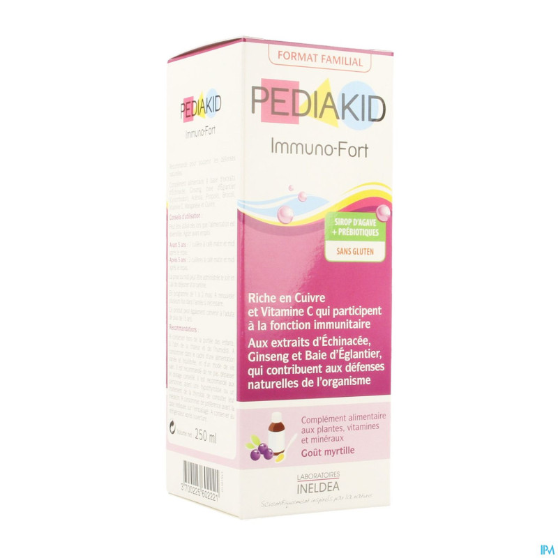Pediakid immuno fortifiant sol buv    fl 250ml