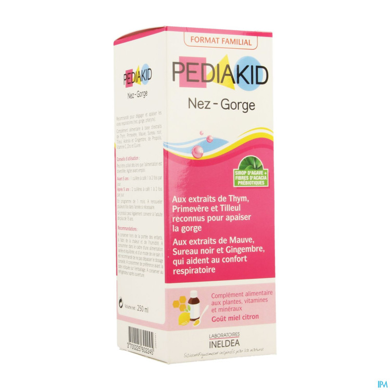 Pediakid nez-gorge sol buva   250ml