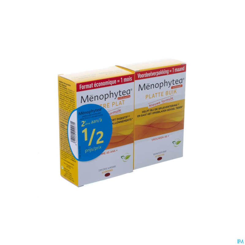 Menophytea ventre plat maxi duo comp 2x60 2e-50%
