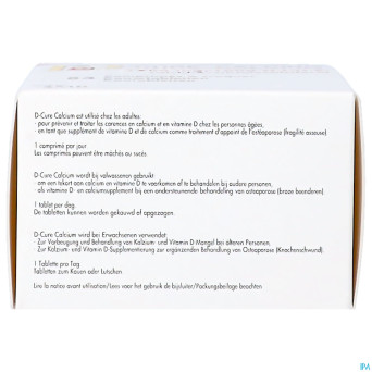 D-cure calcium 1000mg/1000ui comp croquer  84