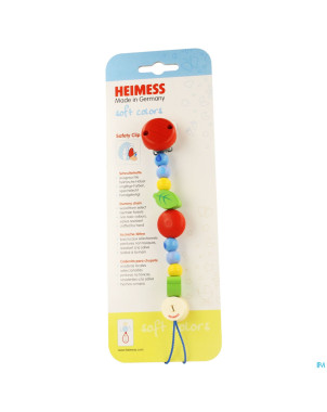 Heimess attache sucette bois coccinelle    736270