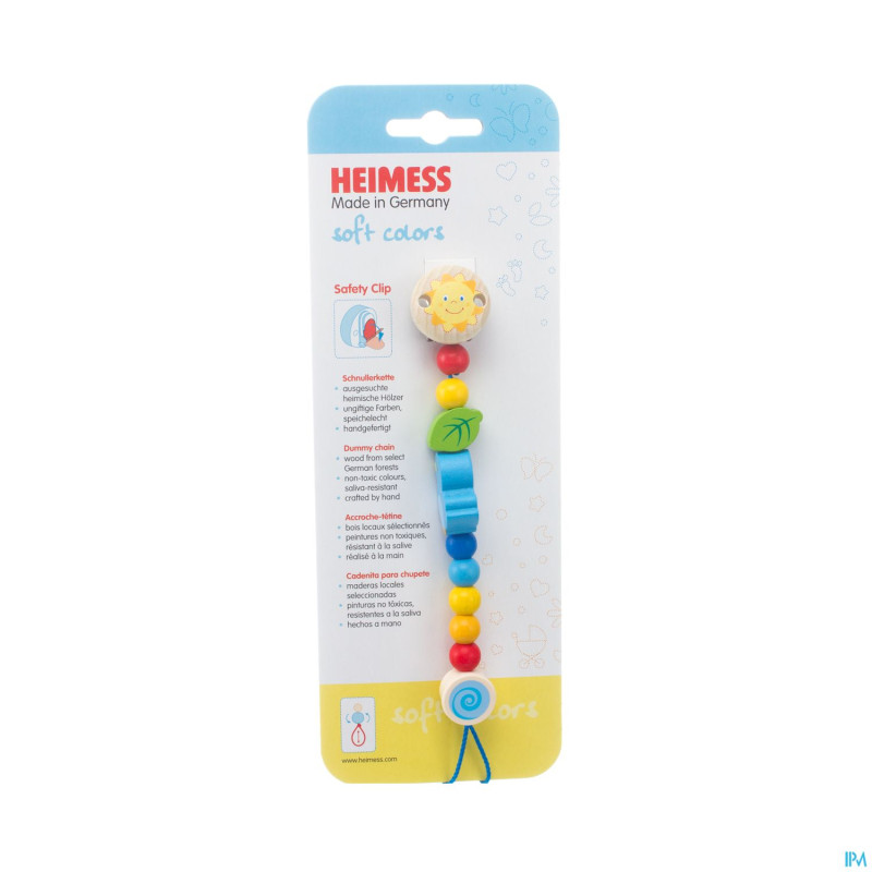 Heimess attache sucette bois oiseau    736040