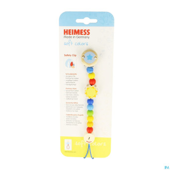 Heimess attache sucette bois soleil    736340