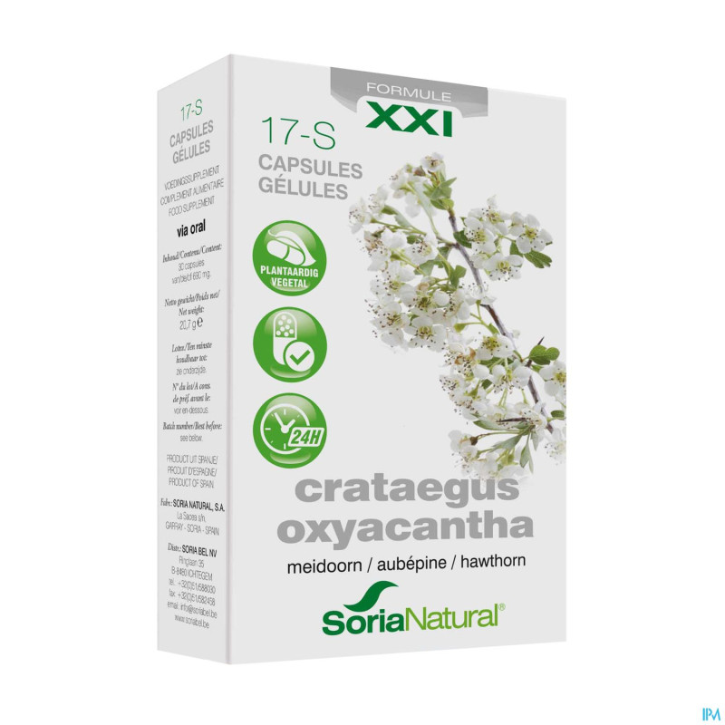 Soria 17-s crataegus oxyacantha xxi    caps 30