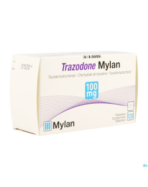 Trazodone mylan 100 mg tabl 120 x 100 mg