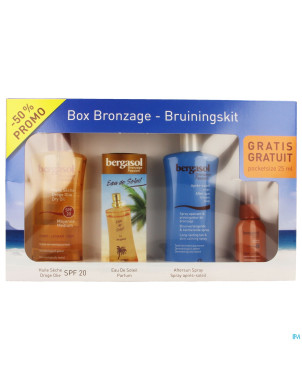 Bergasol box bronzage huile seche