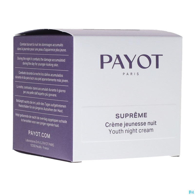 Payot supreme jeunesse nuit pot 50ml