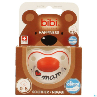 Bibi sucette hp dental i love mama    0-6m