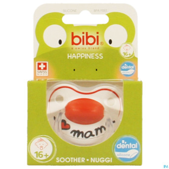 Bibi sucette hp dental i love mama    +16m