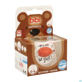 Bibi sucette hp dental papa is the best    0-6m