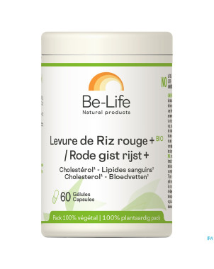 Levure riz rouge bio be life caps 60