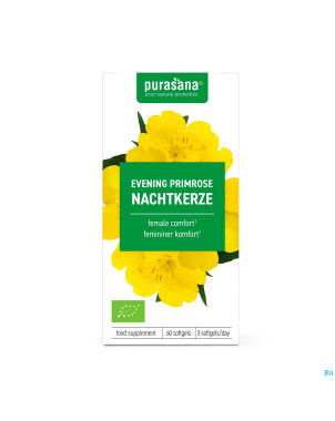 Purasana huile onagre bio   caps 60