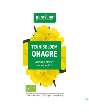 Purasana huile onagre bio   caps 60