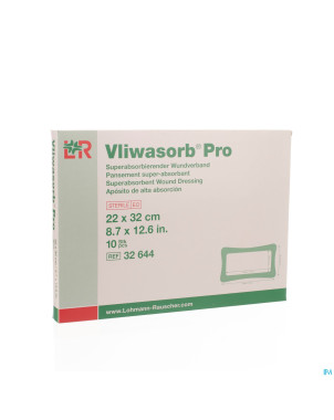 Vliwasorb pro pansement    22x32cm 10 32644