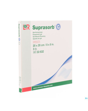 Suprasorb g compresse new    20x 20cm   3 33632