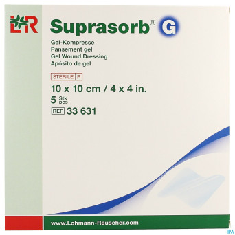 Suprasorb g compresse new    10x 10cm   5 33631