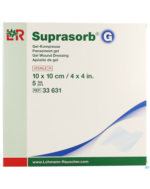 Suprasorb g compresse new    10x 10cm   5 33631