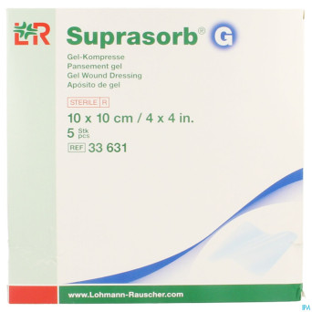 Suprasorb g compresse new    10x 10cm   5 33631