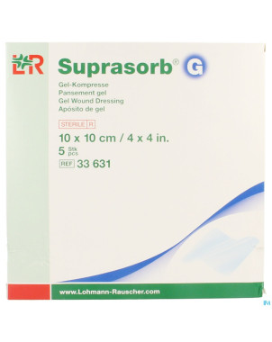 Suprasorb g compresse new    10x 10cm   5 33631