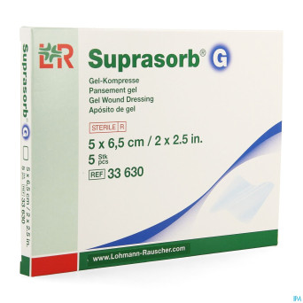 Suprasorb g compresse new    5x6,5cm   5 33630