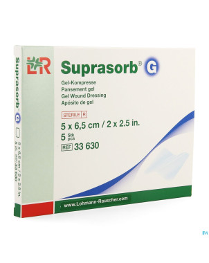 Suprasorb g compresse new    5x6,5cm   5 33630