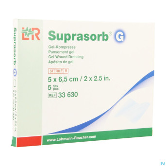 Suprasorb g compresse new    5x6,5cm   5 33630
