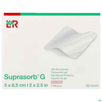 Suprasorb g compresse new    5x6,5cm   5 33630