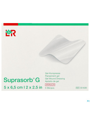 Suprasorb g compresse new    5x6,5cm   5 33630