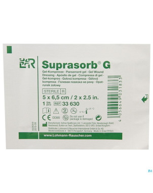 Suprasorb g compresse new    5x6,5cm   5 33630