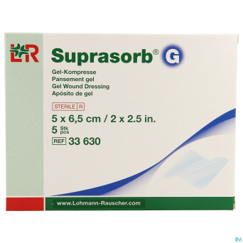 Suprasorb g compresse new    5x6,5cm   5 33630