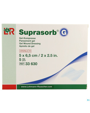 Suprasorb g compresse new    5x6,5cm   5 33630
