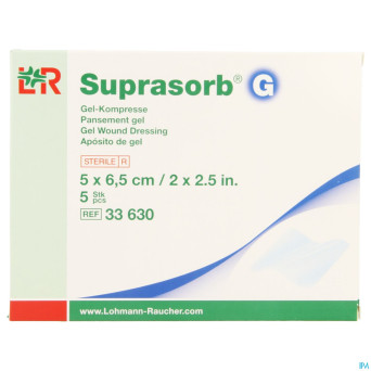 Suprasorb g compresse new    5x6,5cm   5 33630