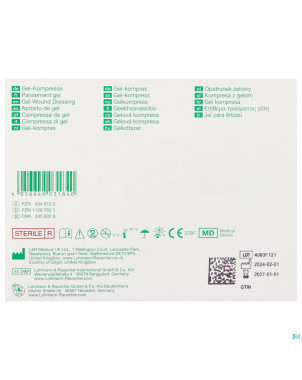 Suprasorb g compresse new    5x6,5cm   5 33630